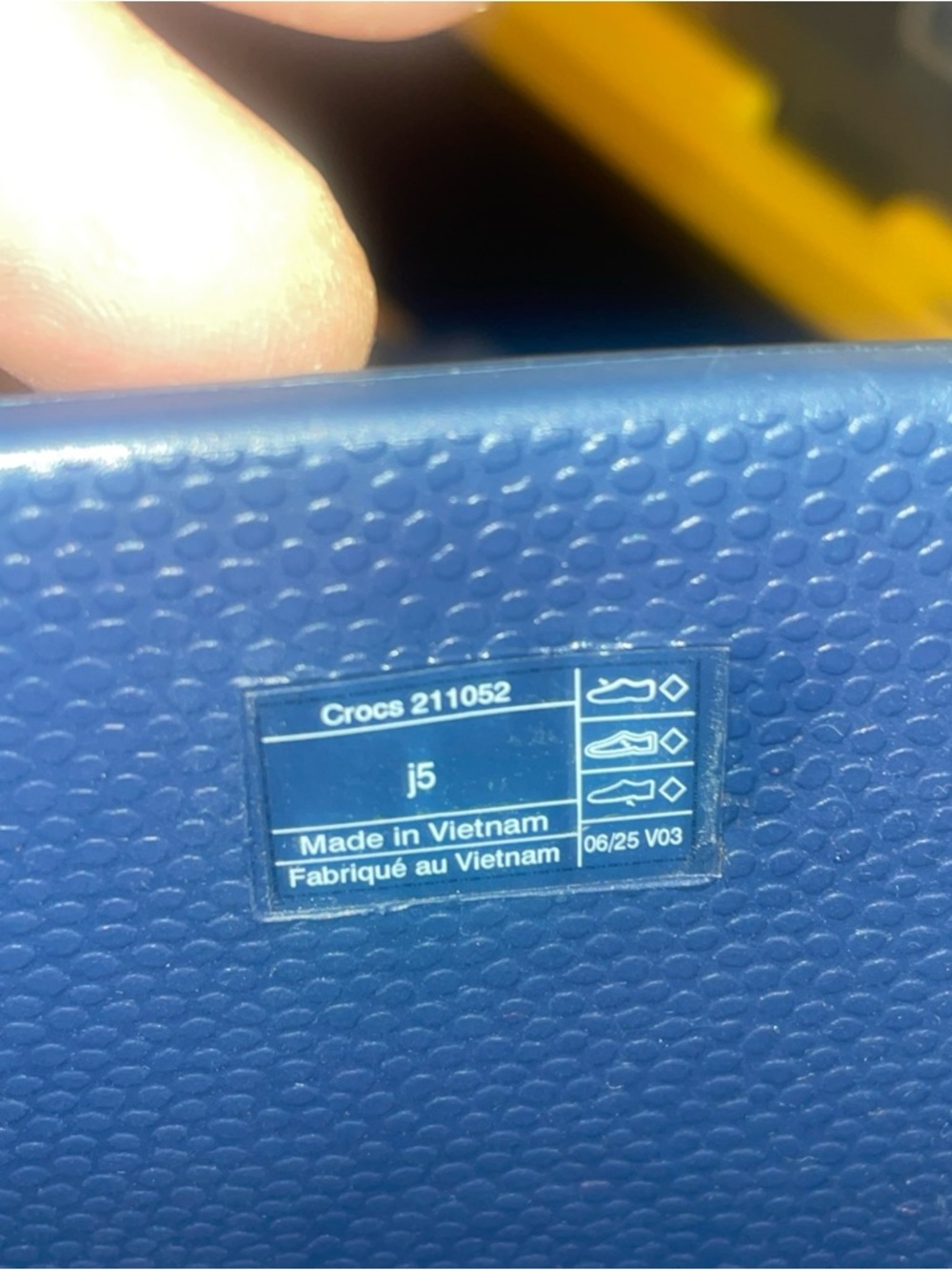 Crocs J 5 Handle It Rain Boots Waterproof, Large Handles Navy Blue Junior 211052